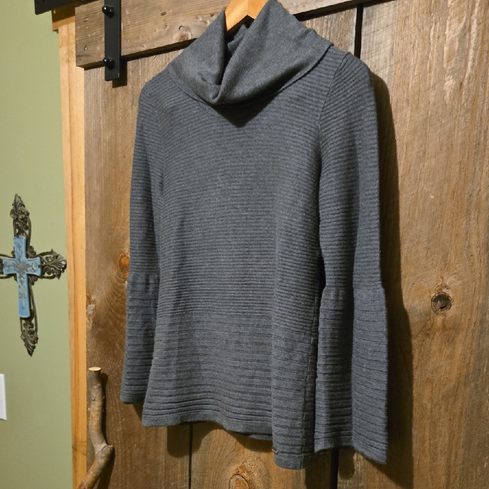 Calvin Klein Charcoal Cowl Neck Sweater